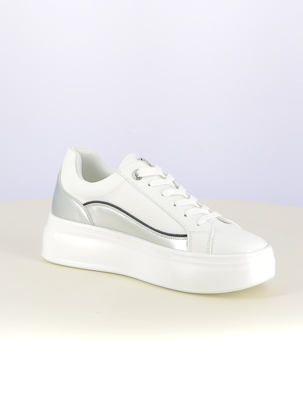 Sneakers stringate donna CARLA KOTE 3601K argento | Costa Superstore