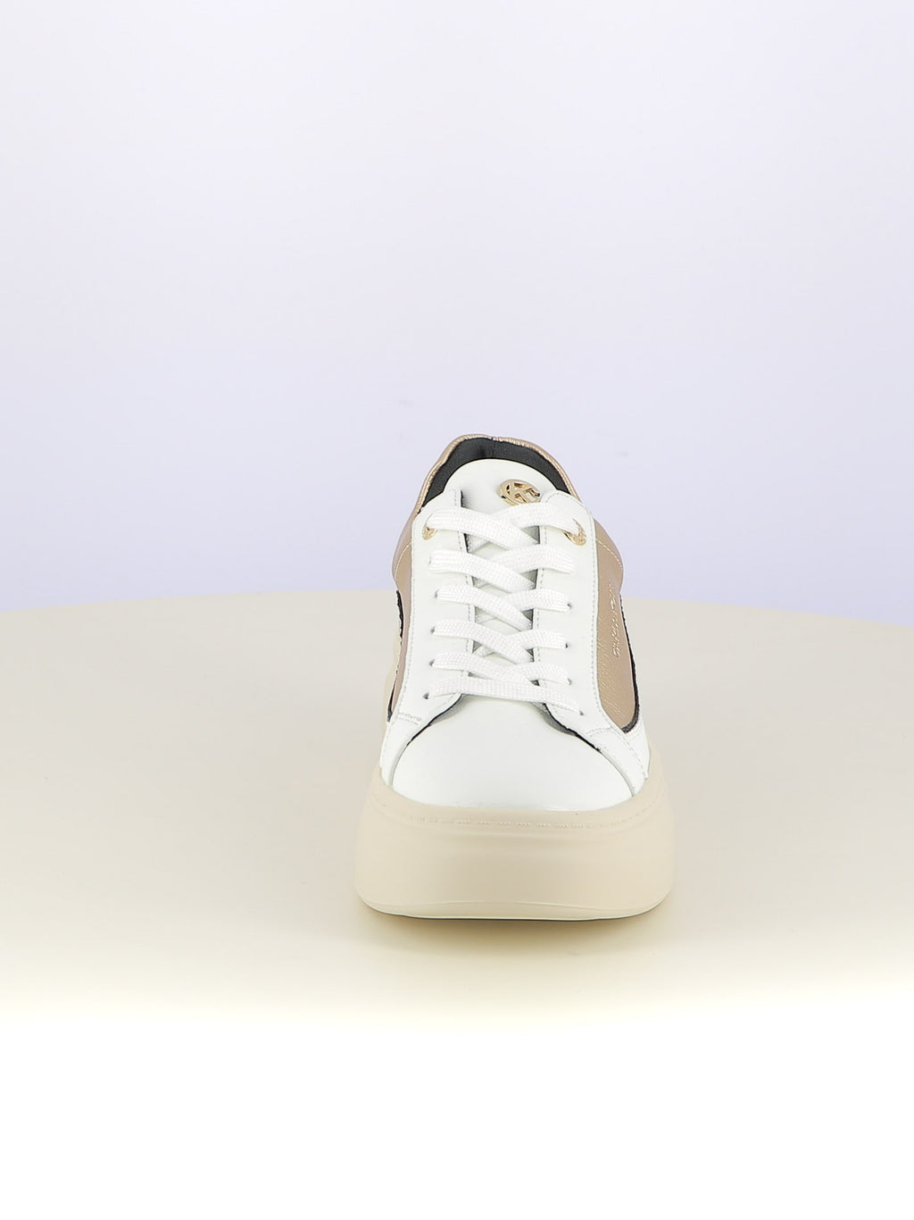 Sneakers stringate donna CARLA KOTE 3601K bianco oro | Costa Superstore