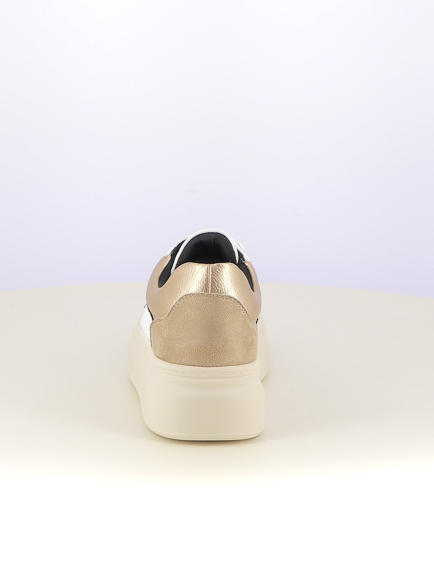 Sneakers stringate donna CARLA KOTE 3601K bianco oro | Costa Superstore