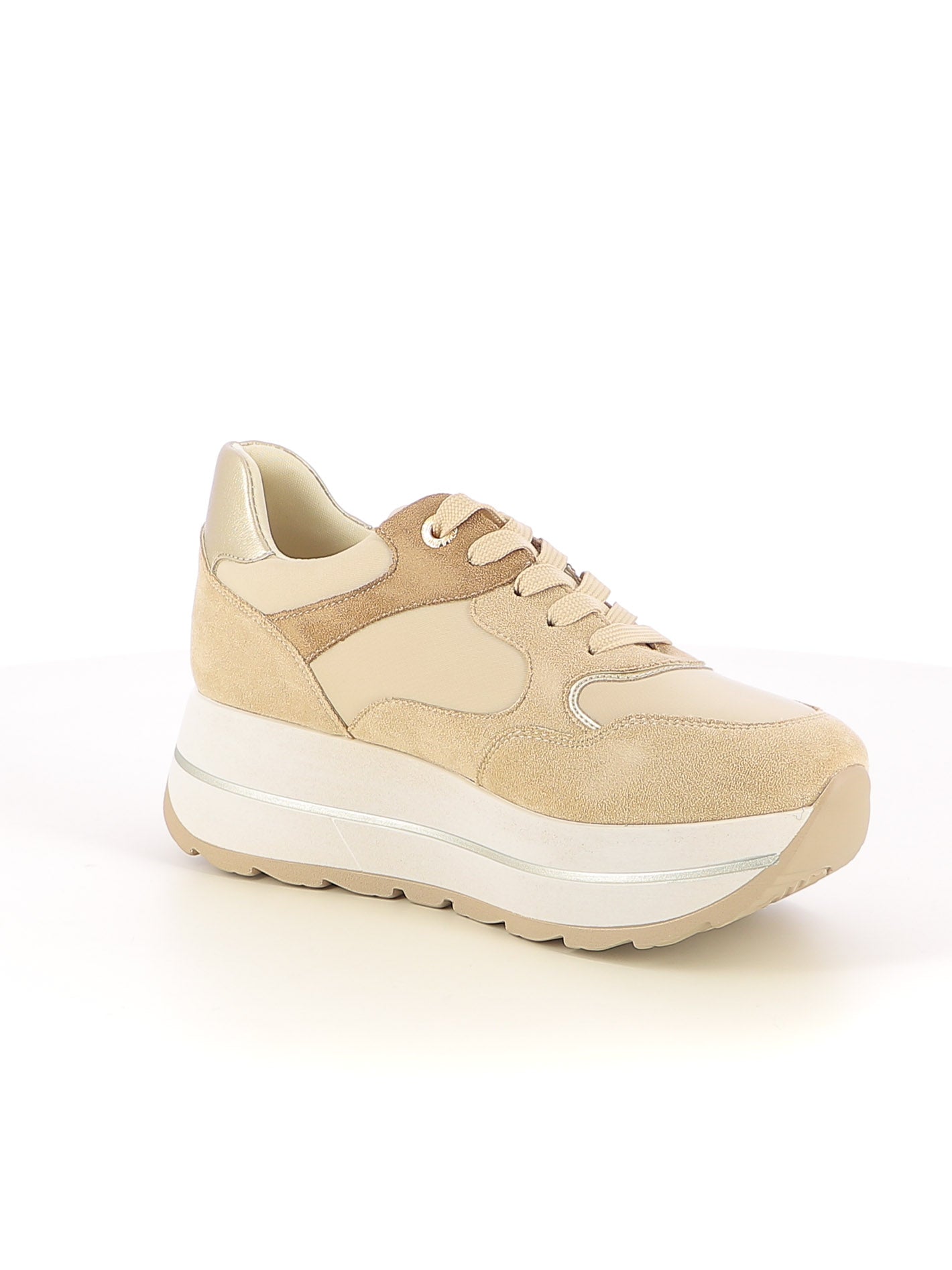 Sneakers stringate donna CARLA KOTE X33-18K beige scuro | Costa Superstore