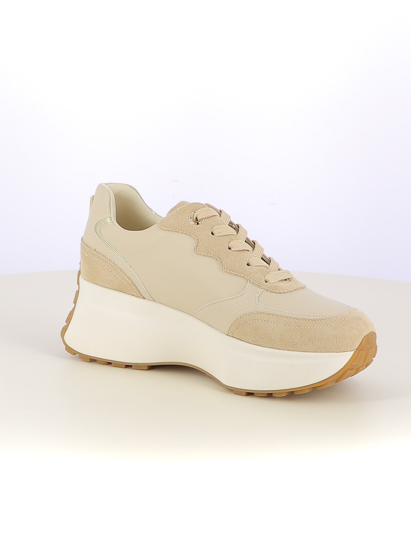 Sneakers stringate donna CARLA KOTE X33-24K beige scuro | Costa Superstore