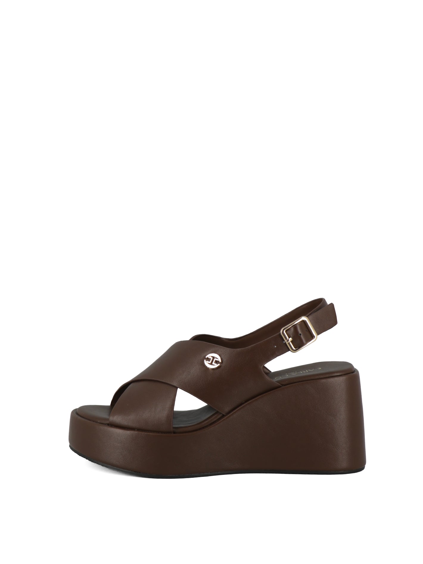 Sandali con cinturino donna CARLA COTE 55166L-02 marrone