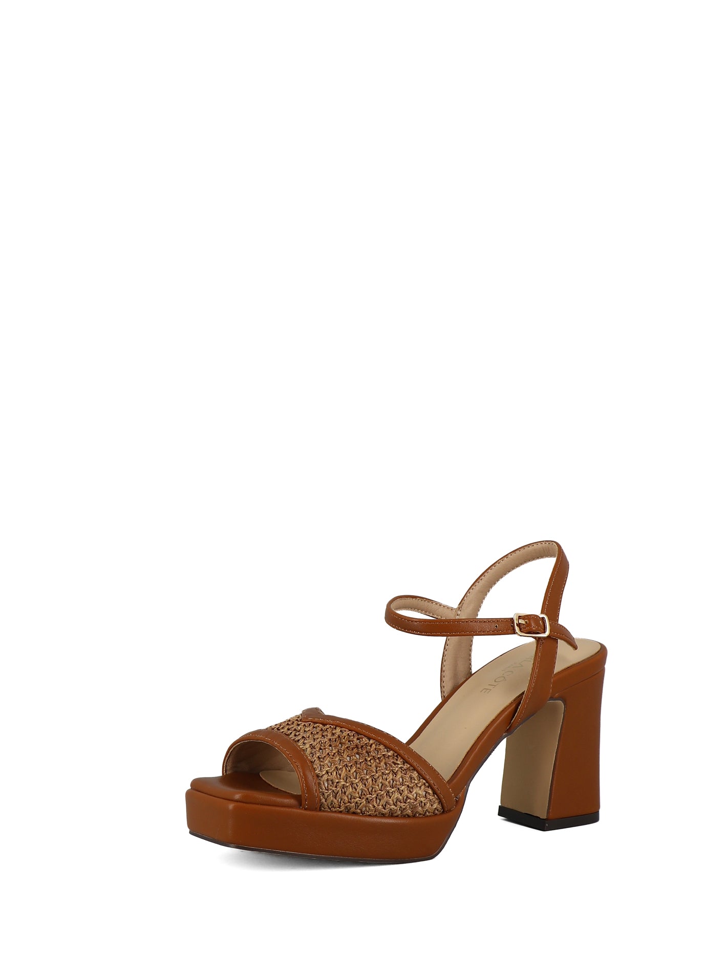 Sandali con cinturino donna CARLA COTE 65189L-02 cuoio