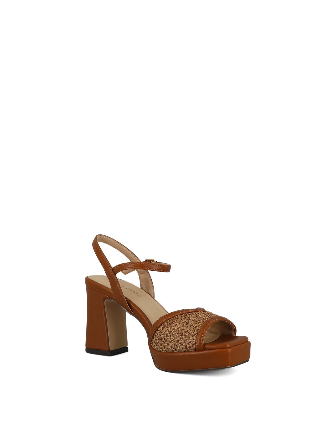 Sandali con cinturino donna CARLA COTE 65189L-02 cuoio