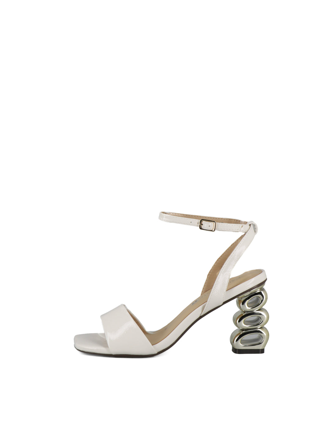 Sandali con cinturino donna CARLA COTE 85204L-02 bianco