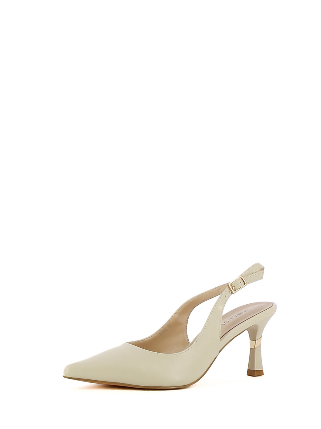 Décolleté slingback donna CARLA COTE K3645 beige chiaro