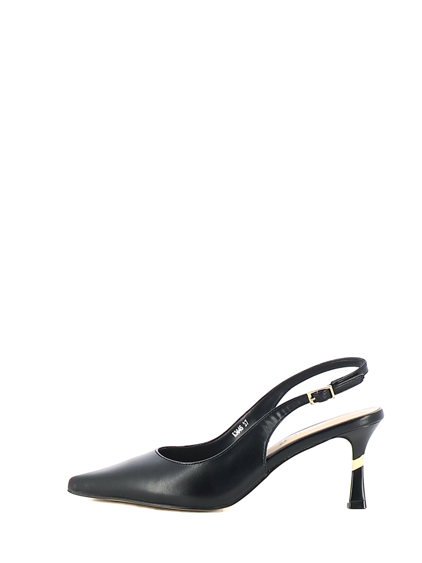 Décolleté slingback donna CARLA COTE K3645 nero