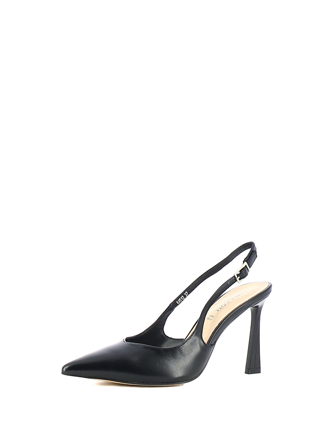 Décolleté slingback donna CARLA COTE K4512 nero