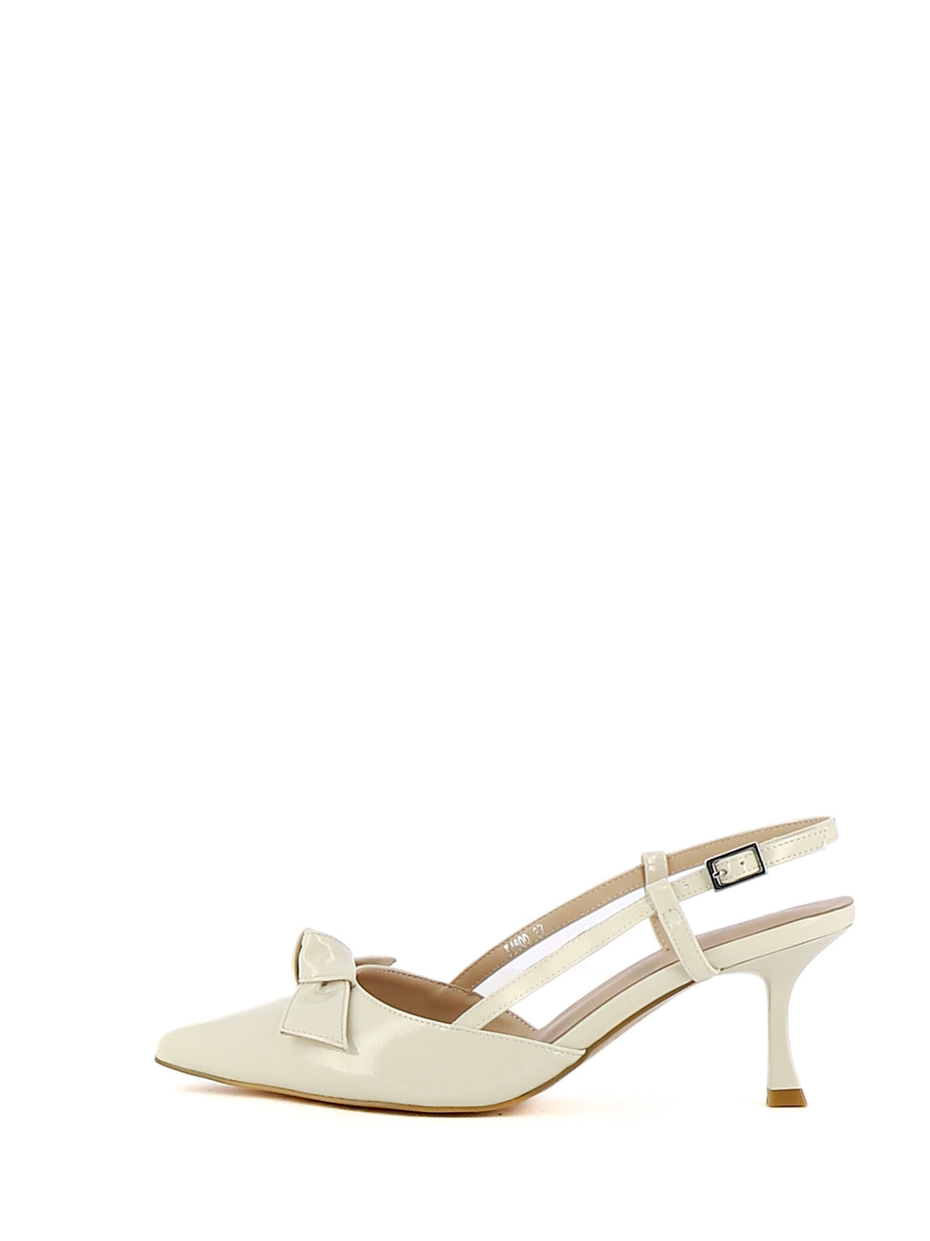 Décolleté slingback donna CARLA COTE K4600 beige chiaro