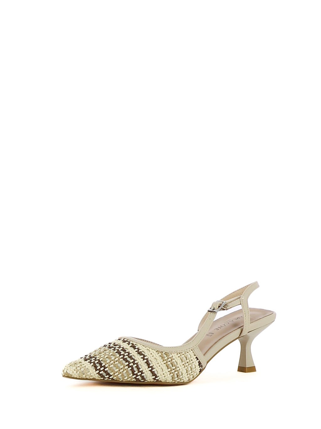 Décolleté slingback donna CARLA COTE K4604 beige chiaro