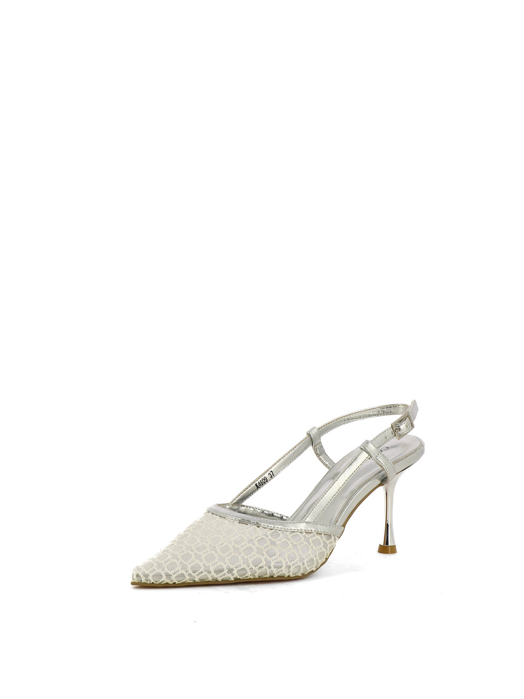 Décolleté slingback donna CARLA COTE K4609 argento