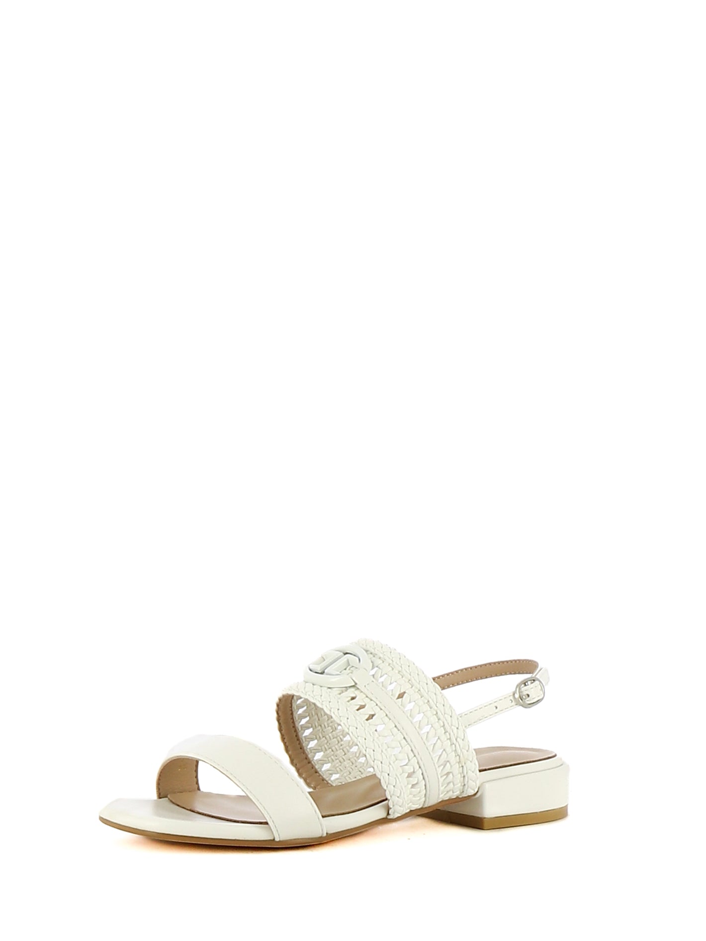 Sandali con cinturino donna CARLA COTE RZM315 bianco