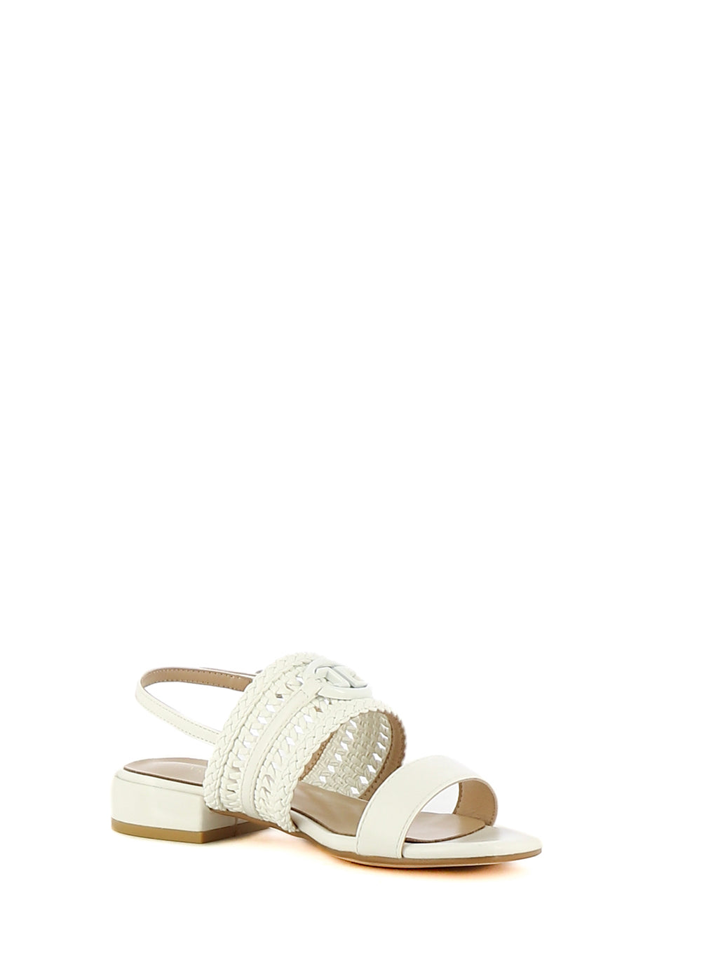 Sandali con cinturino donna CARLA COTE RZM315 bianco