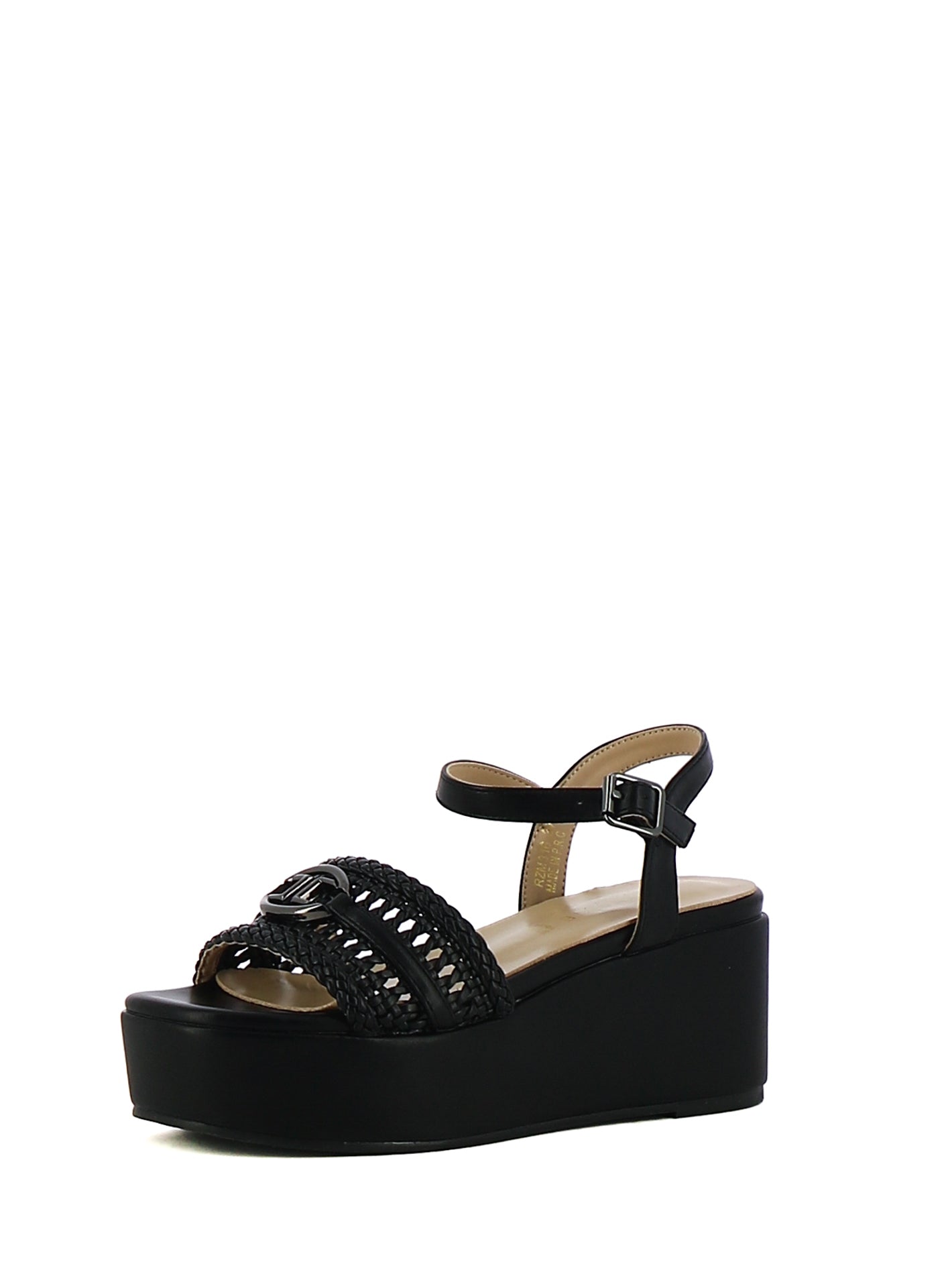 Sandali con cinturino donna CARLA COTE RZM316 nero
