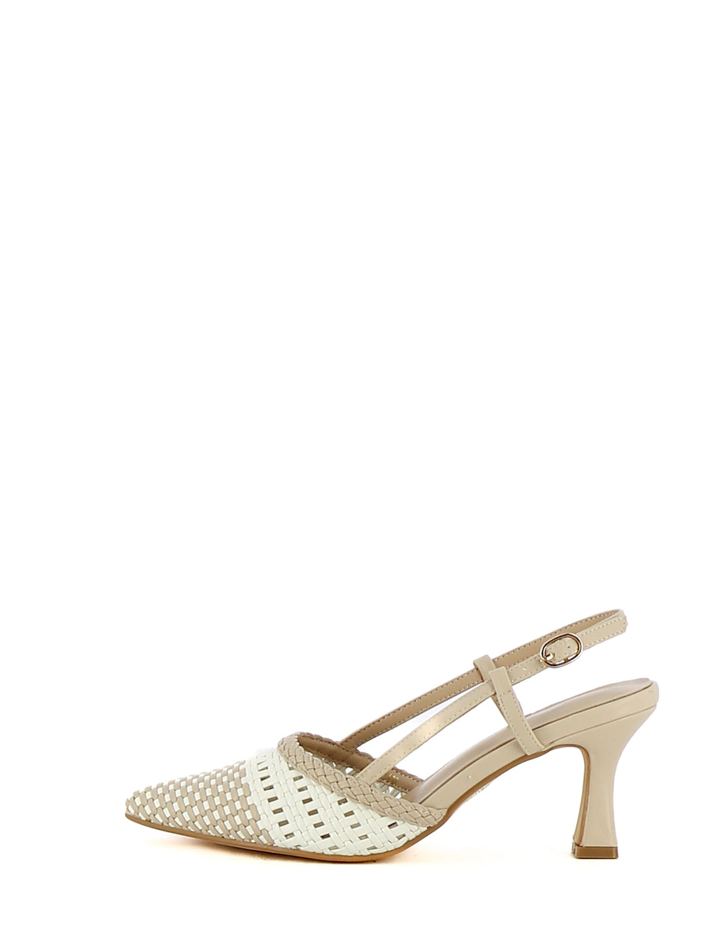 Décolleté slingback donna CARLA COTE ZM11014 beige chiaro