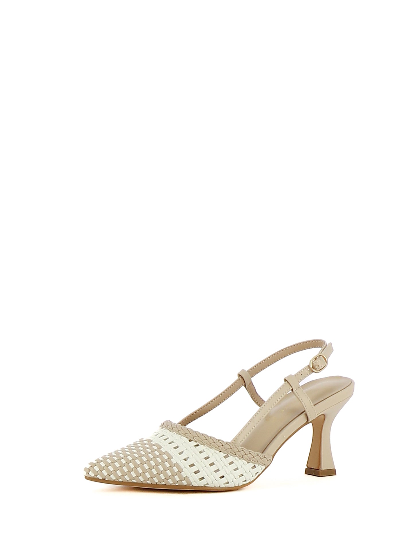 Décolleté slingback donna CARLA COTE ZM11014 beige chiaro