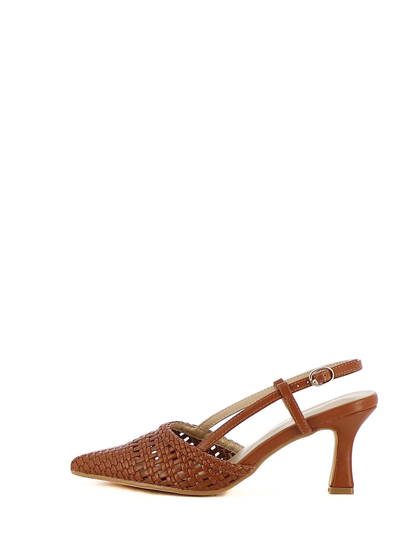 Décolleté slingback donna CARLA COTE ZM11014 cuoio