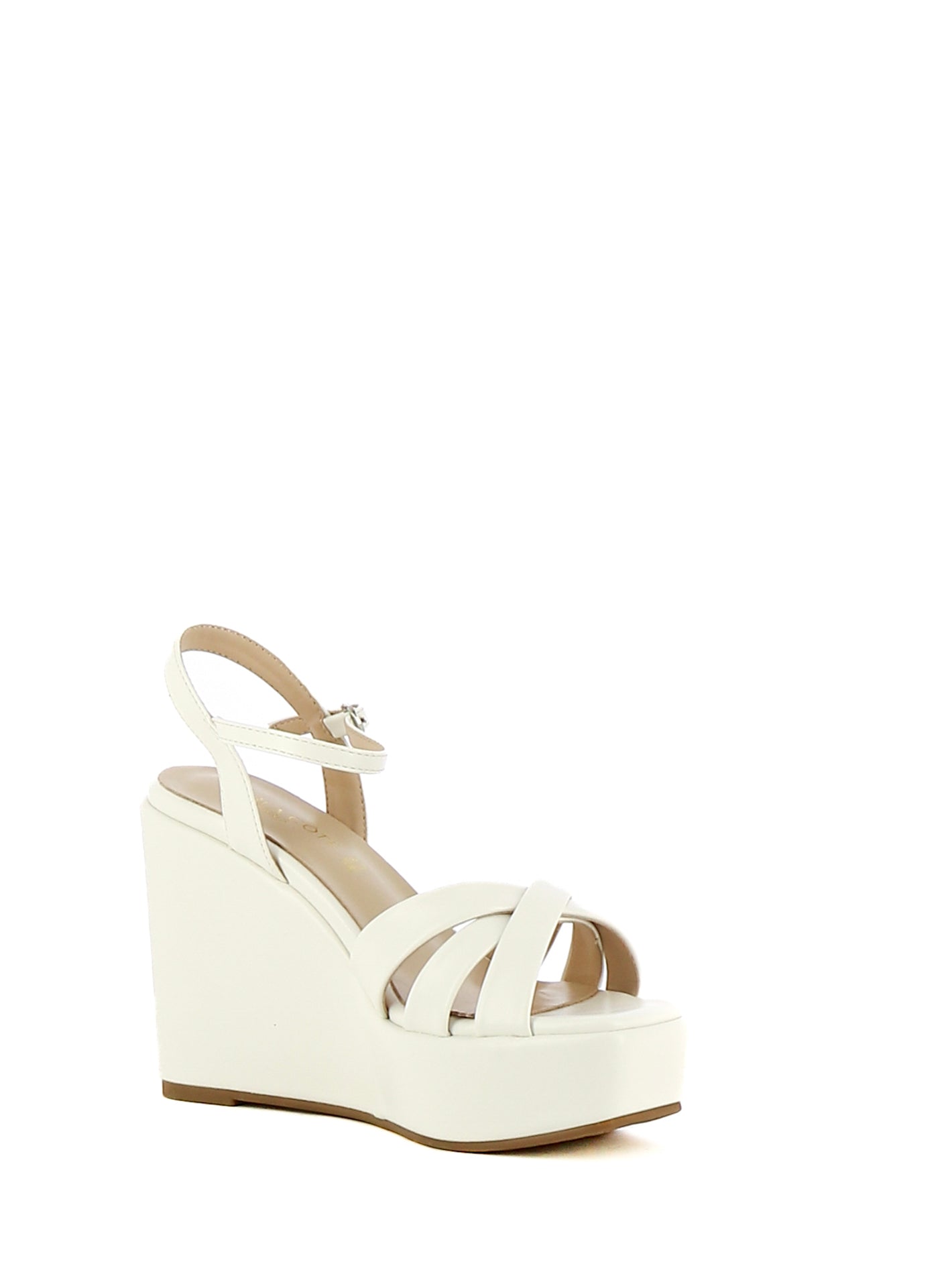 Sandali con cinturino donna CARLA COTE ZM11047 bianco