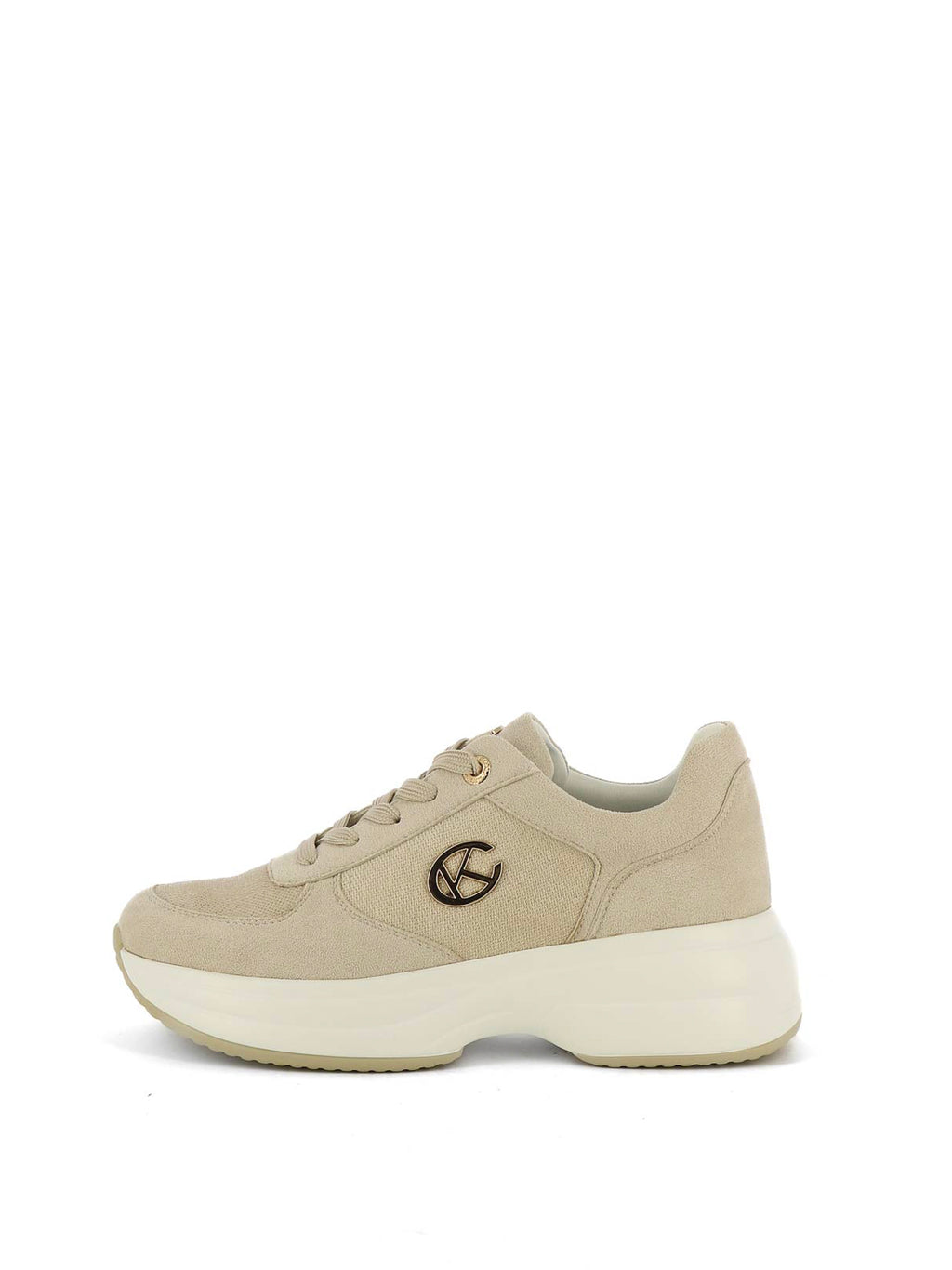 Sneakers stringate donna CARLA KOTE 2524K beige chiaro