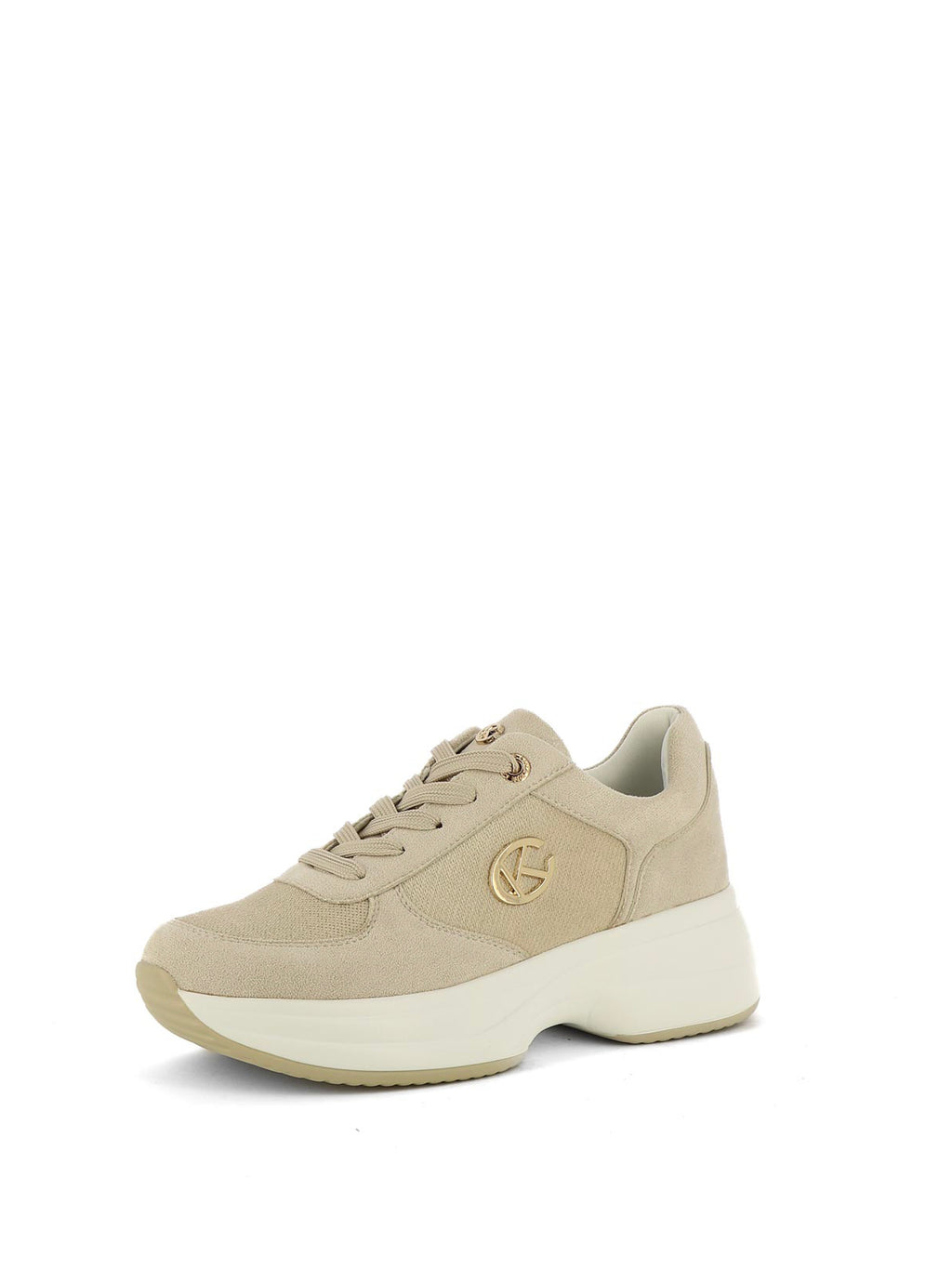 Sneakers stringate donna CARLA KOTE 2524K beige chiaro
