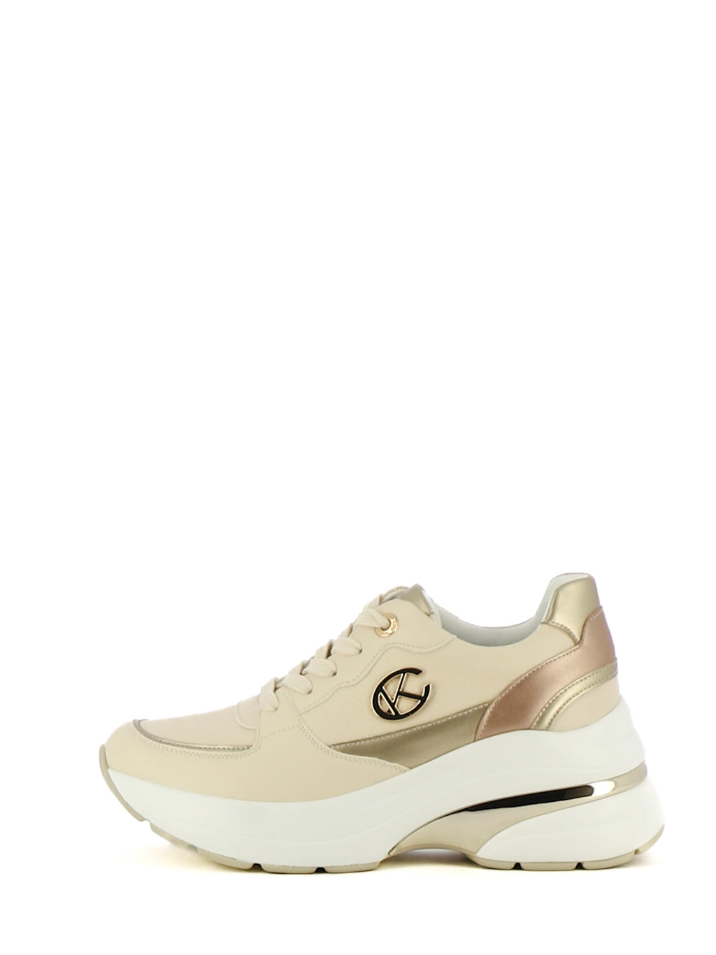 Sneakers stringate donna CARLA KOTE 2532K beige chiaro