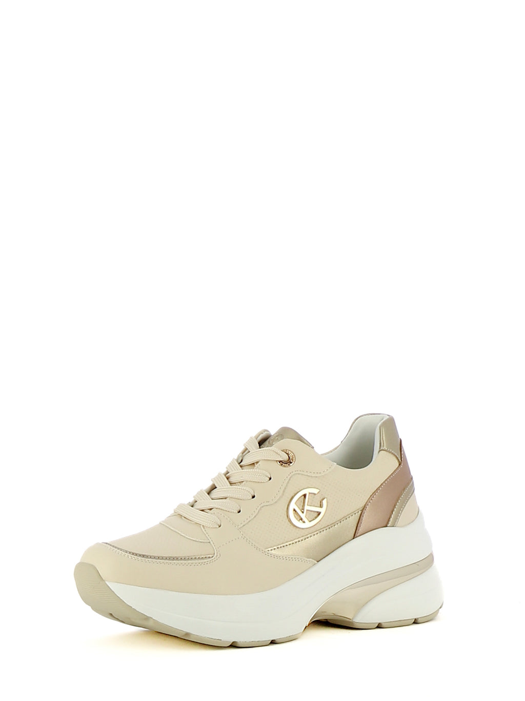 Sneakers stringate donna CARLA KOTE 2532K beige chiaro