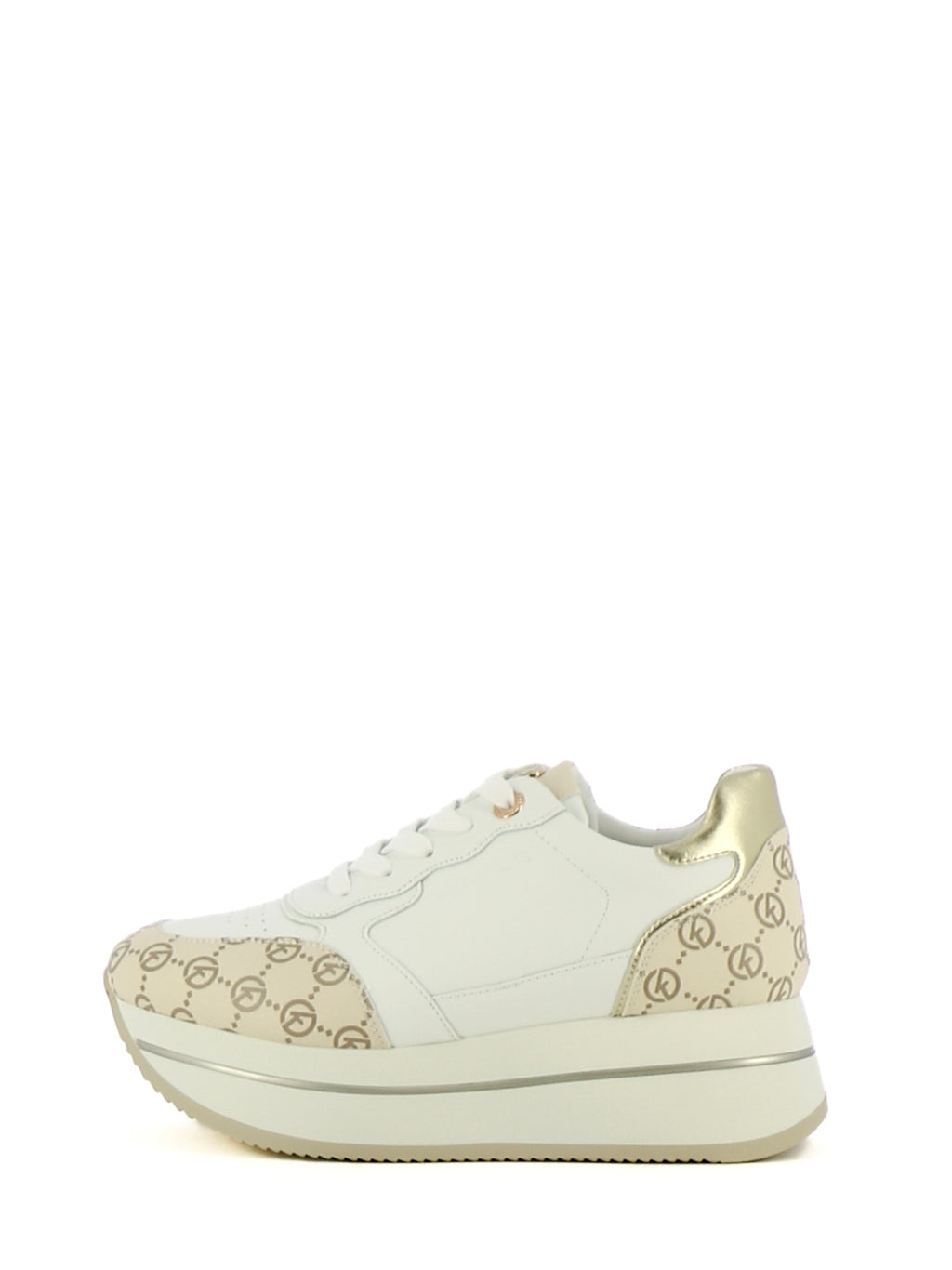 Sneakers stringate donna CARLA KOTE 3609K beige chiaro
