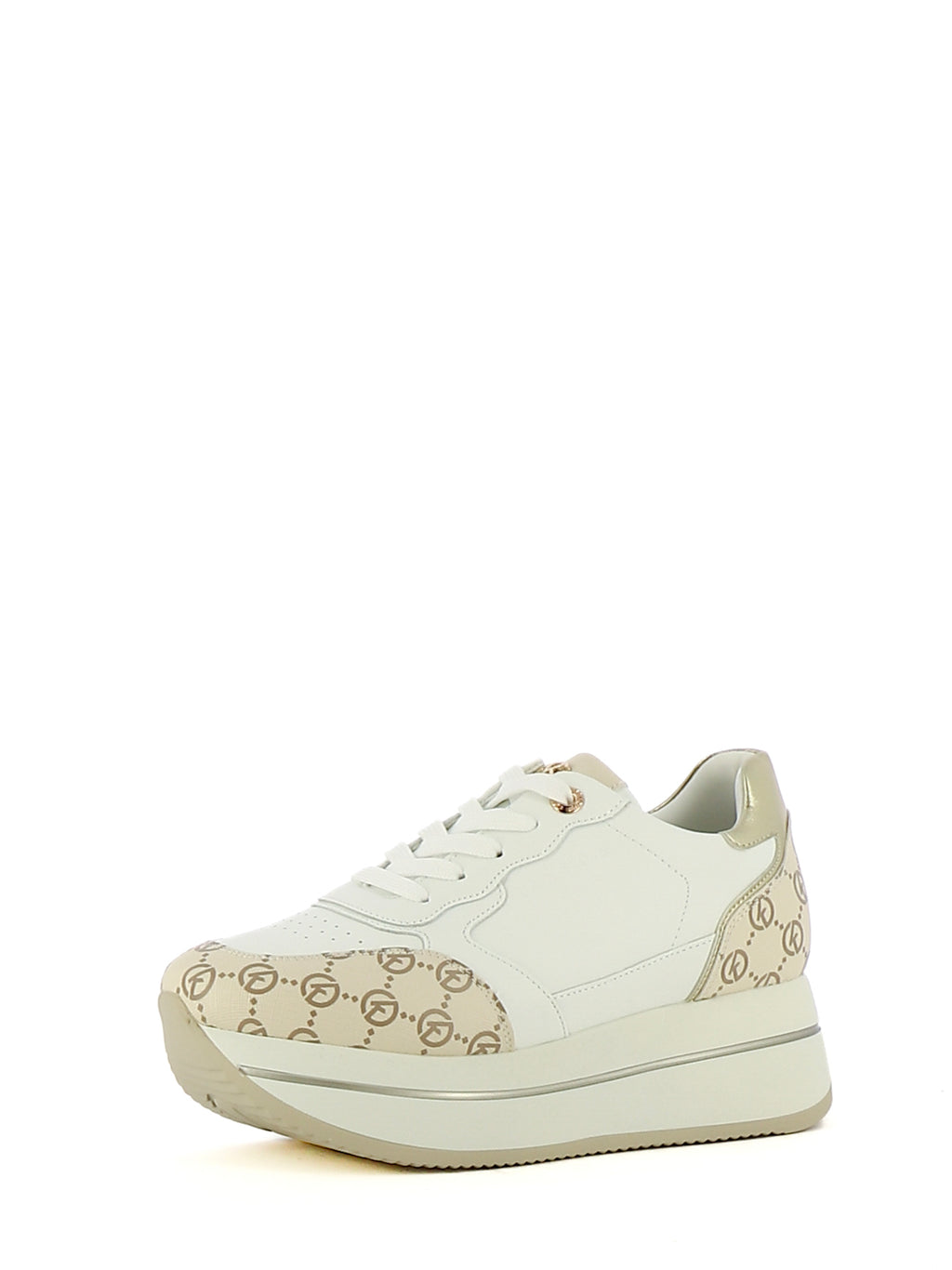 Sneakers stringate donna CARLA KOTE 3609K beige chiaro