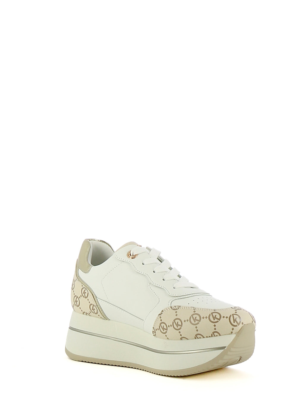Sneakers stringate donna CARLA KOTE 3609K beige chiaro