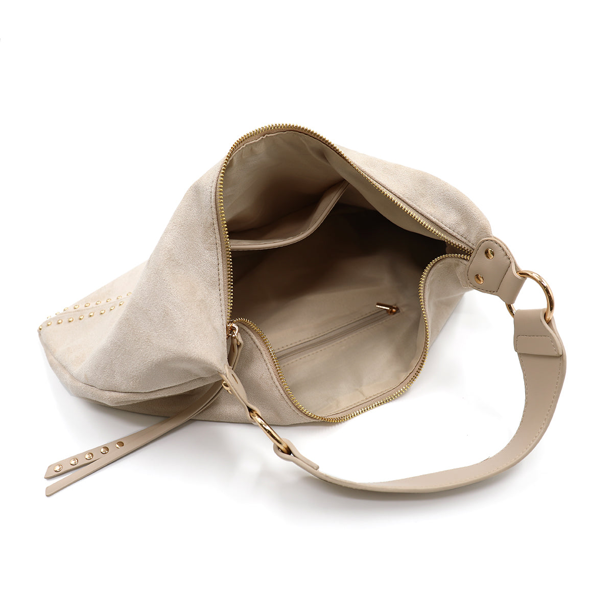 Borsa a spalla donna CARLA KOTE PB0261HO2 beige chiaro
