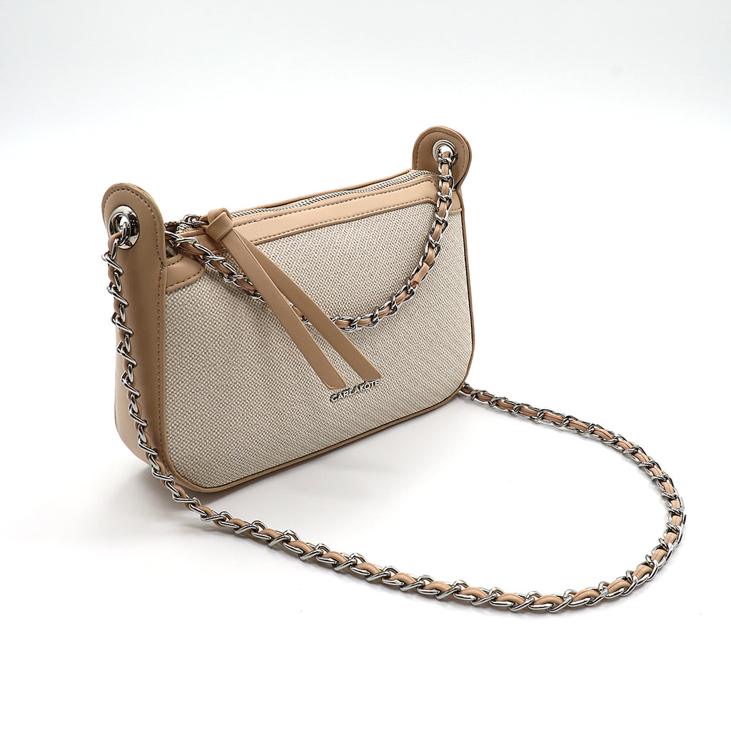 Borsa a tracolla donna CARLA KOTE PB0263SR2 bianco