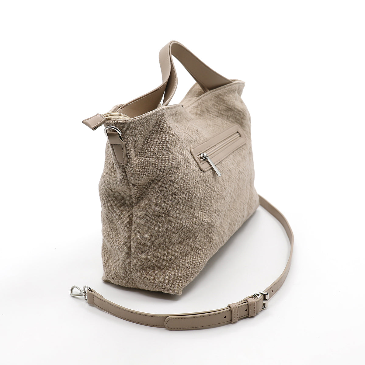 Borsa a mano donna CARLA KOTE PB0264HG2 grigio chiaro