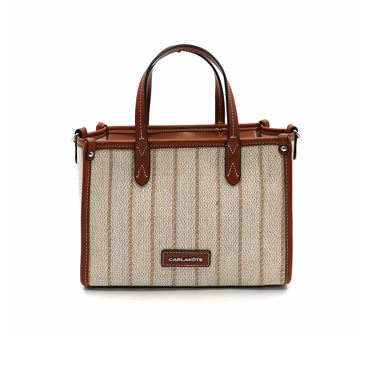 Borsa a mano donna CARLA KOTE PB0265HG2 beige scuro