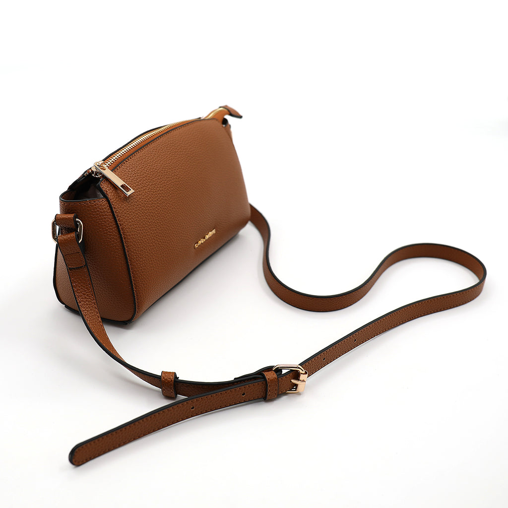 Borsa a tracolla donna CARLA KOTE PB0266CY1 cuoio