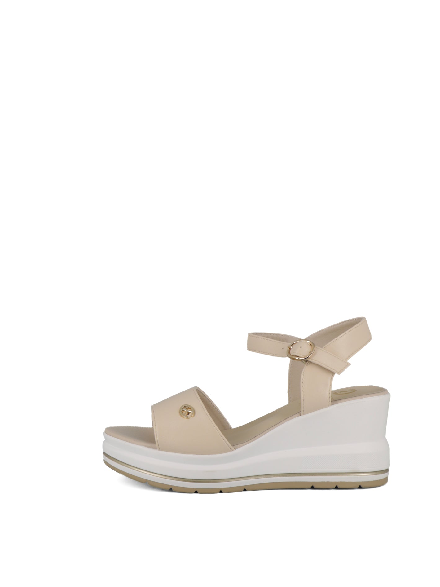Sandali con cinturino donna CARLA KOTE X34-100K beige chiaro