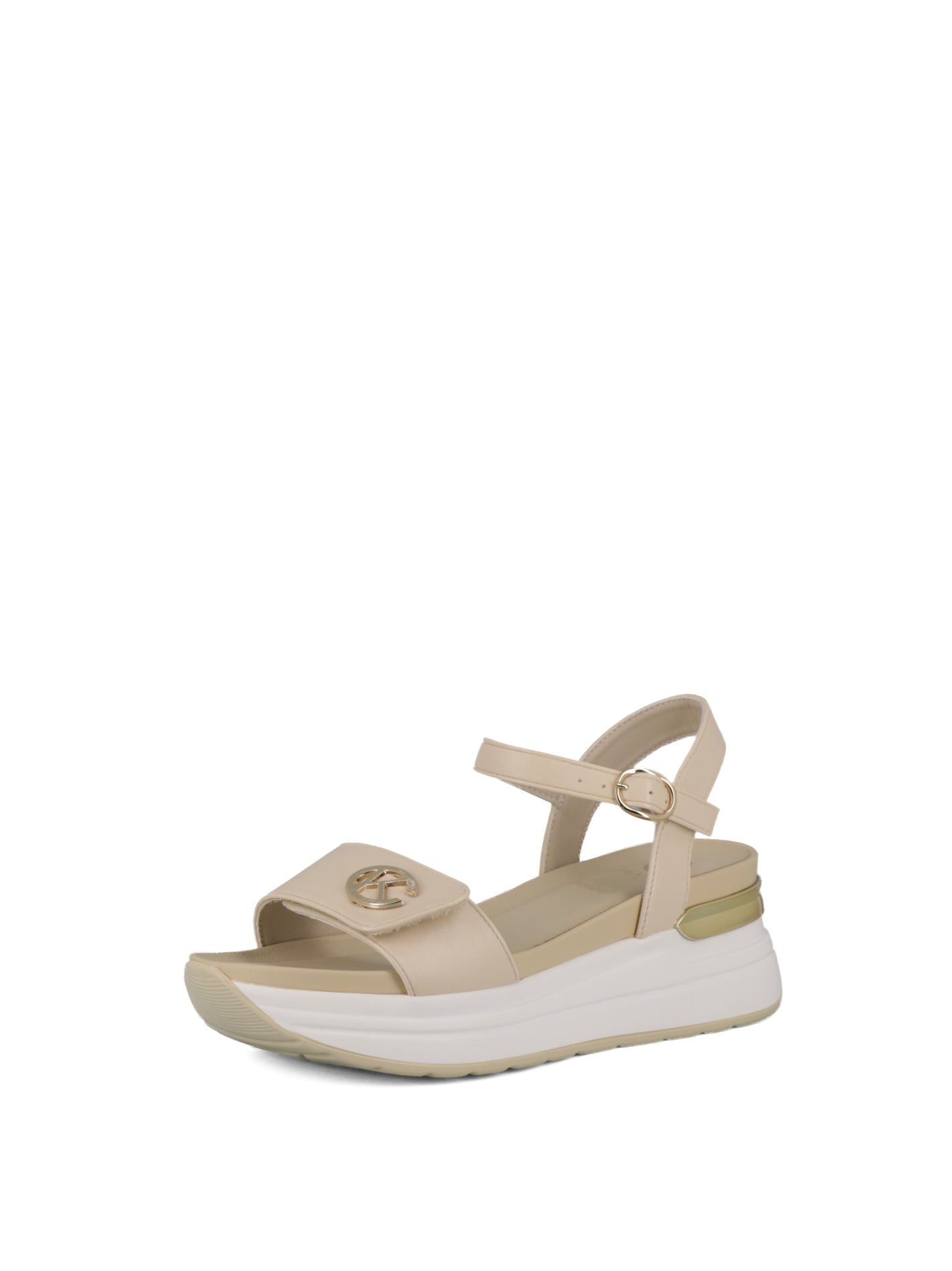 Sandali con cinturino donna CARLA KOTE X34-101K beige chiaro