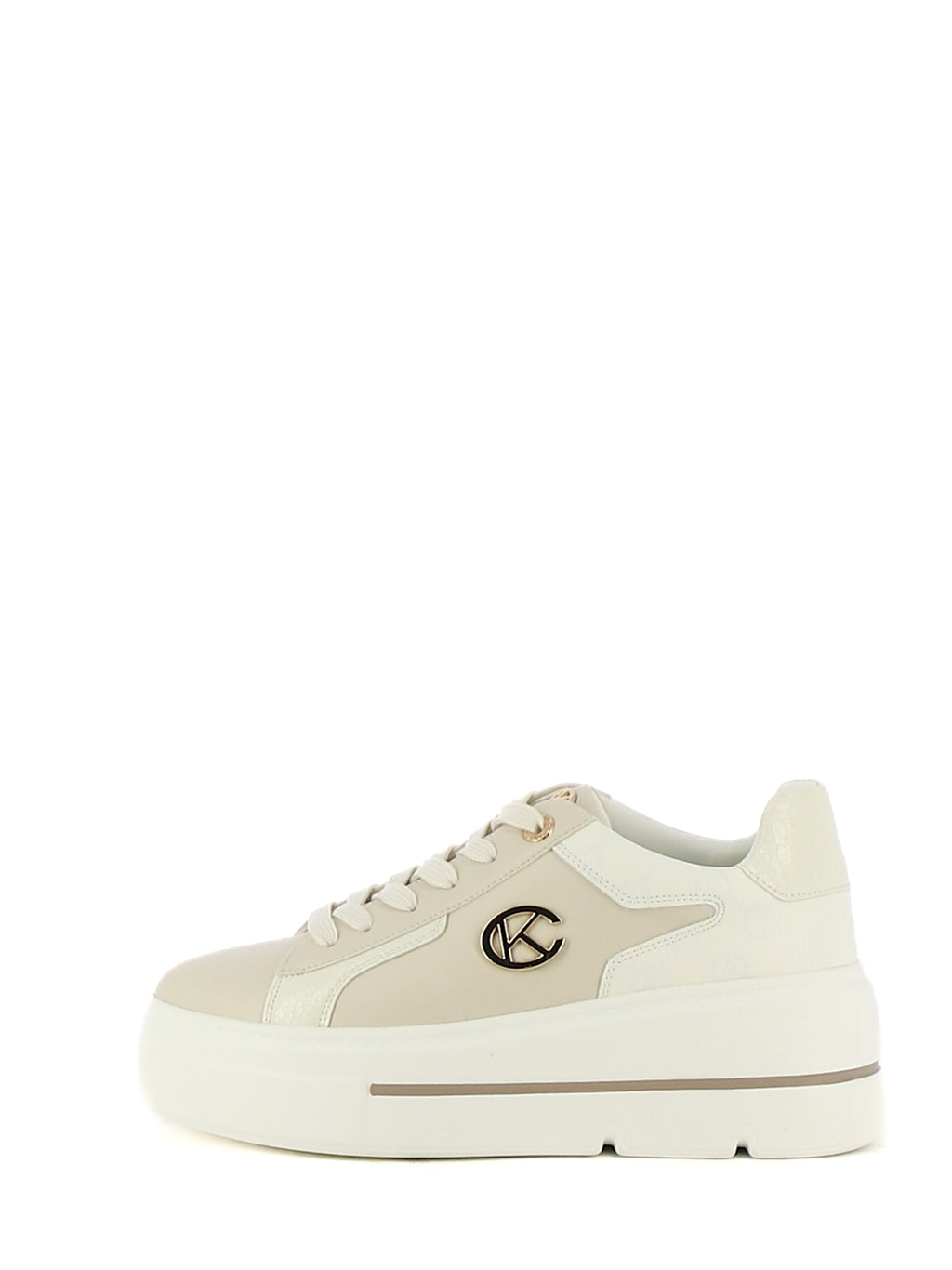 Sneakers stringate donna CARLA KOTE X34-16K beige chiaro