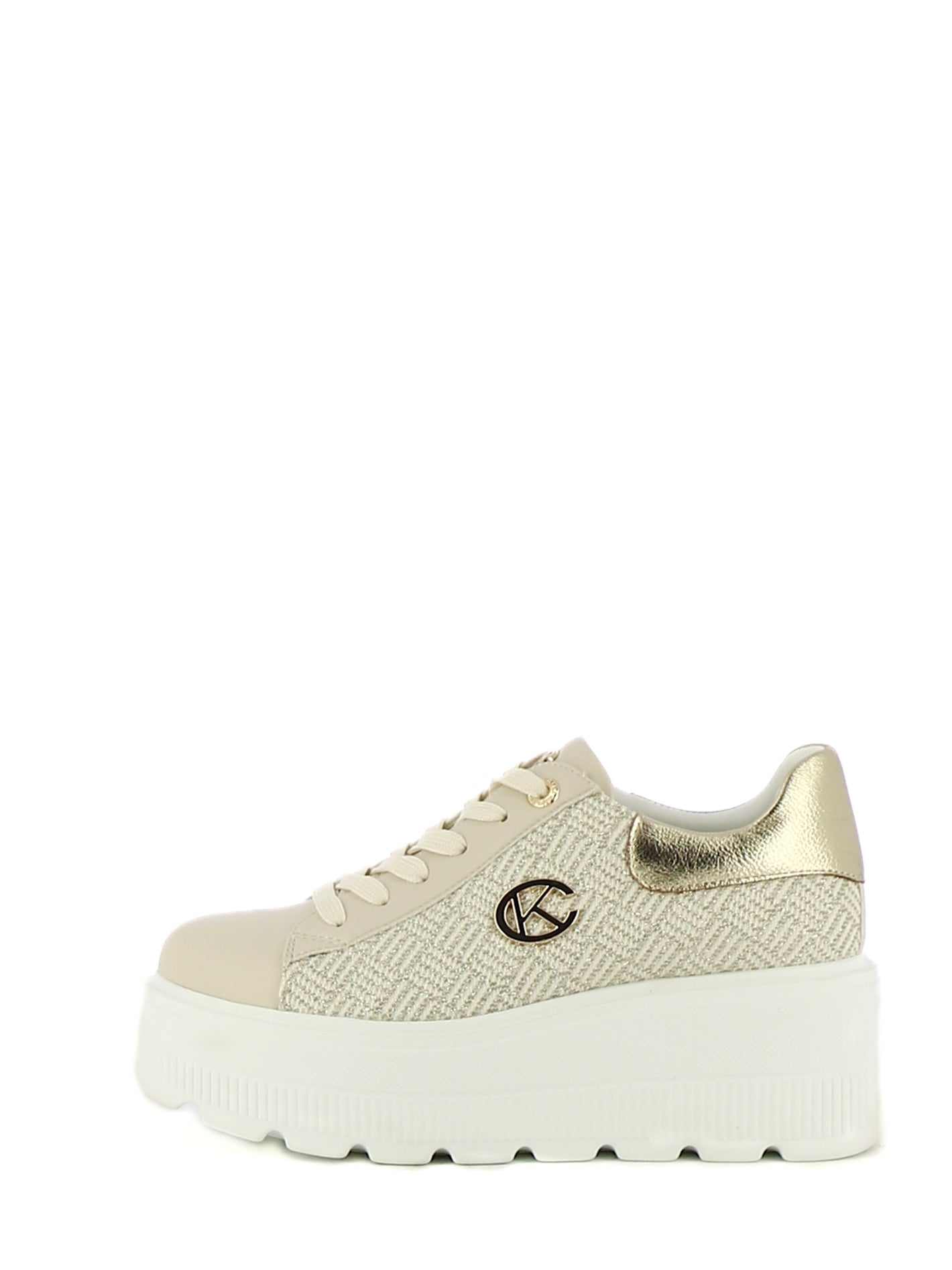 Sneakers stringate donna CARLA KOTE X34-17K beige chiaro