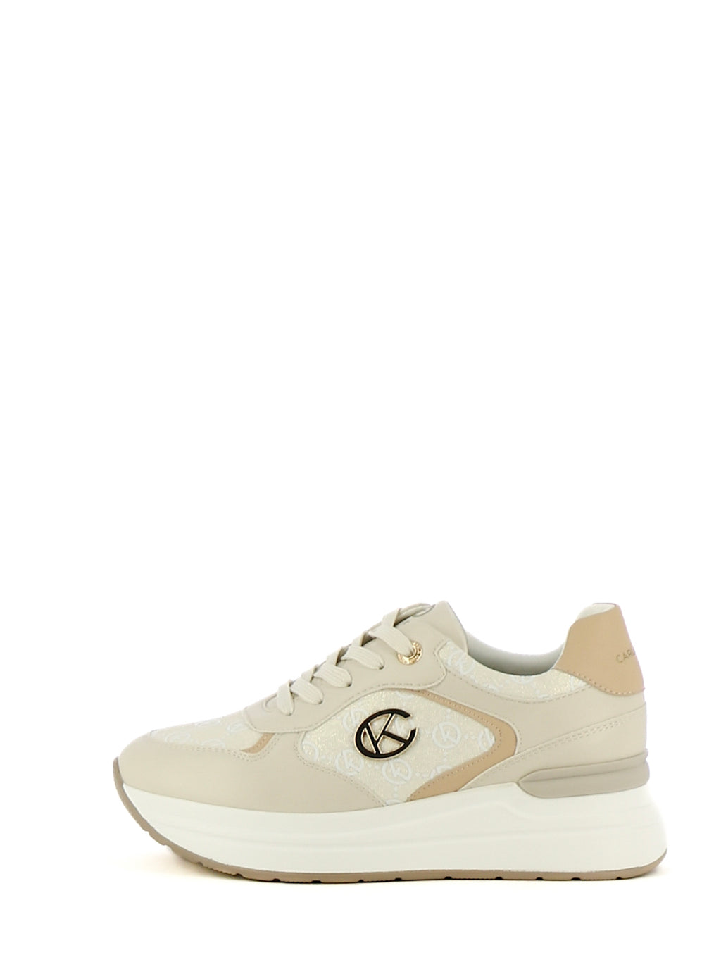 Sneakers stringate donna CARLA KOTE X34-21K beige chiaro