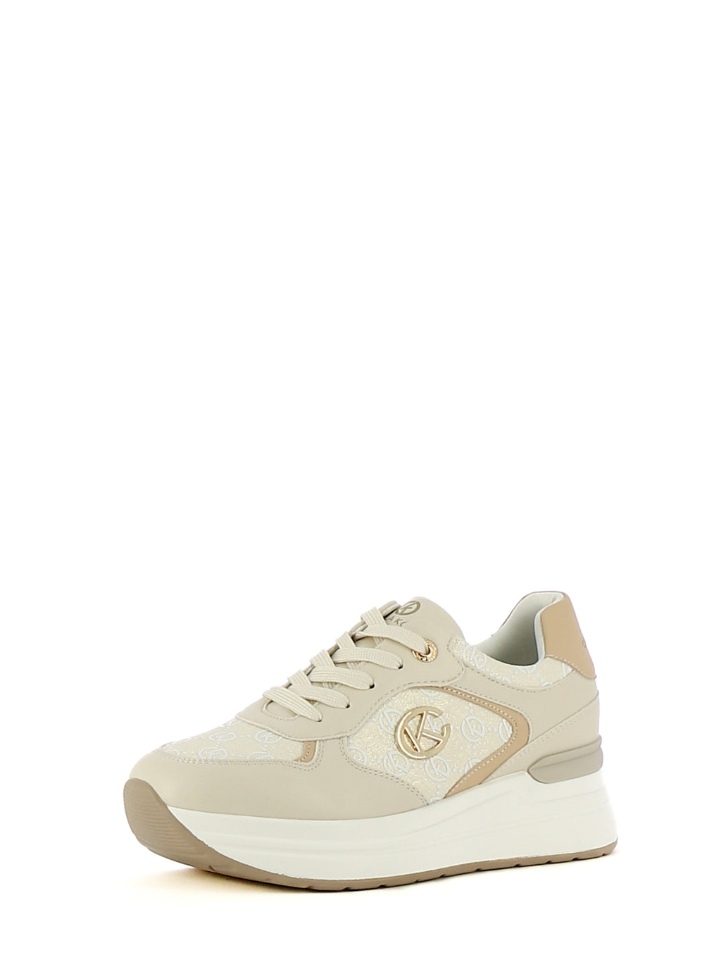 Sneakers stringate donna CARLA KOTE X34-21K beige chiaro