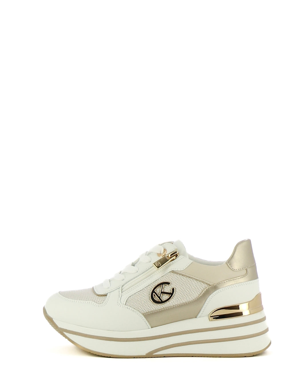 Sneakers stringate donna CARLA KOTE X34-24K bianco