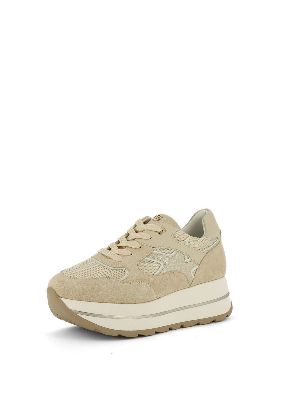 Sneakers stringate donna CARLA KOTE X34-25K beige chiaro