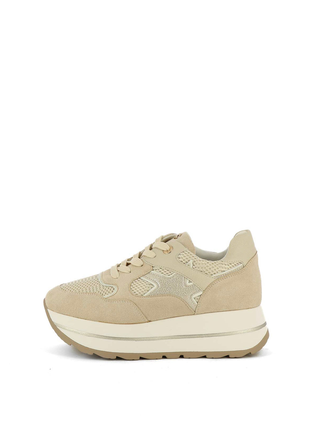 Sneakers stringate donna CARLA KOTE X34-25K beige chiaro