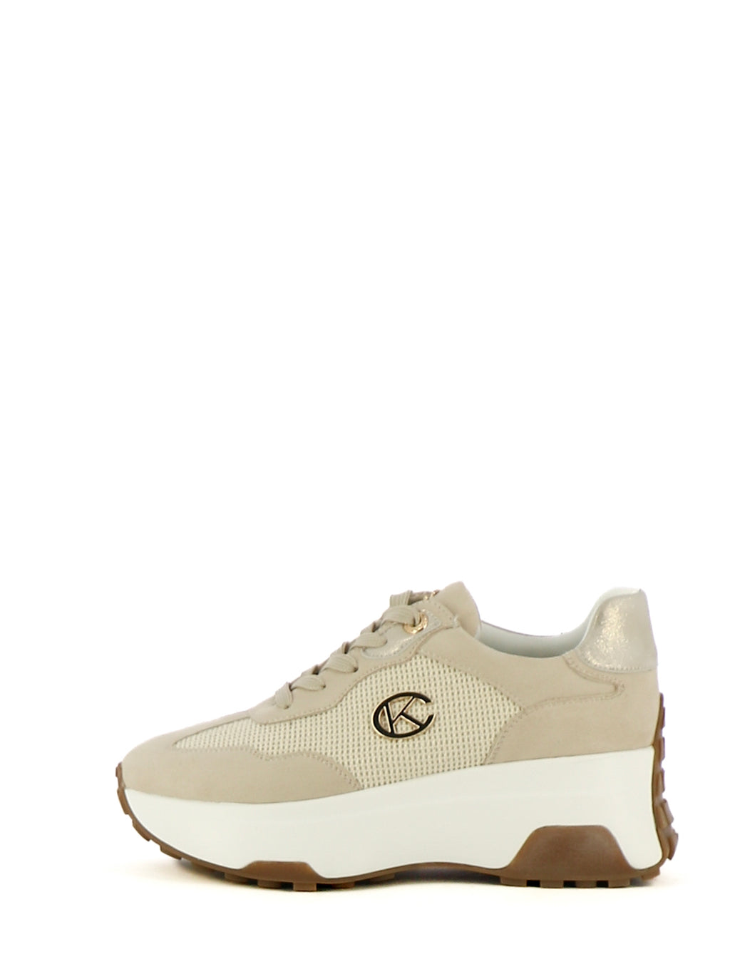 Sneakers stringate donna CARLA KOTE X34-27K beige chiaro