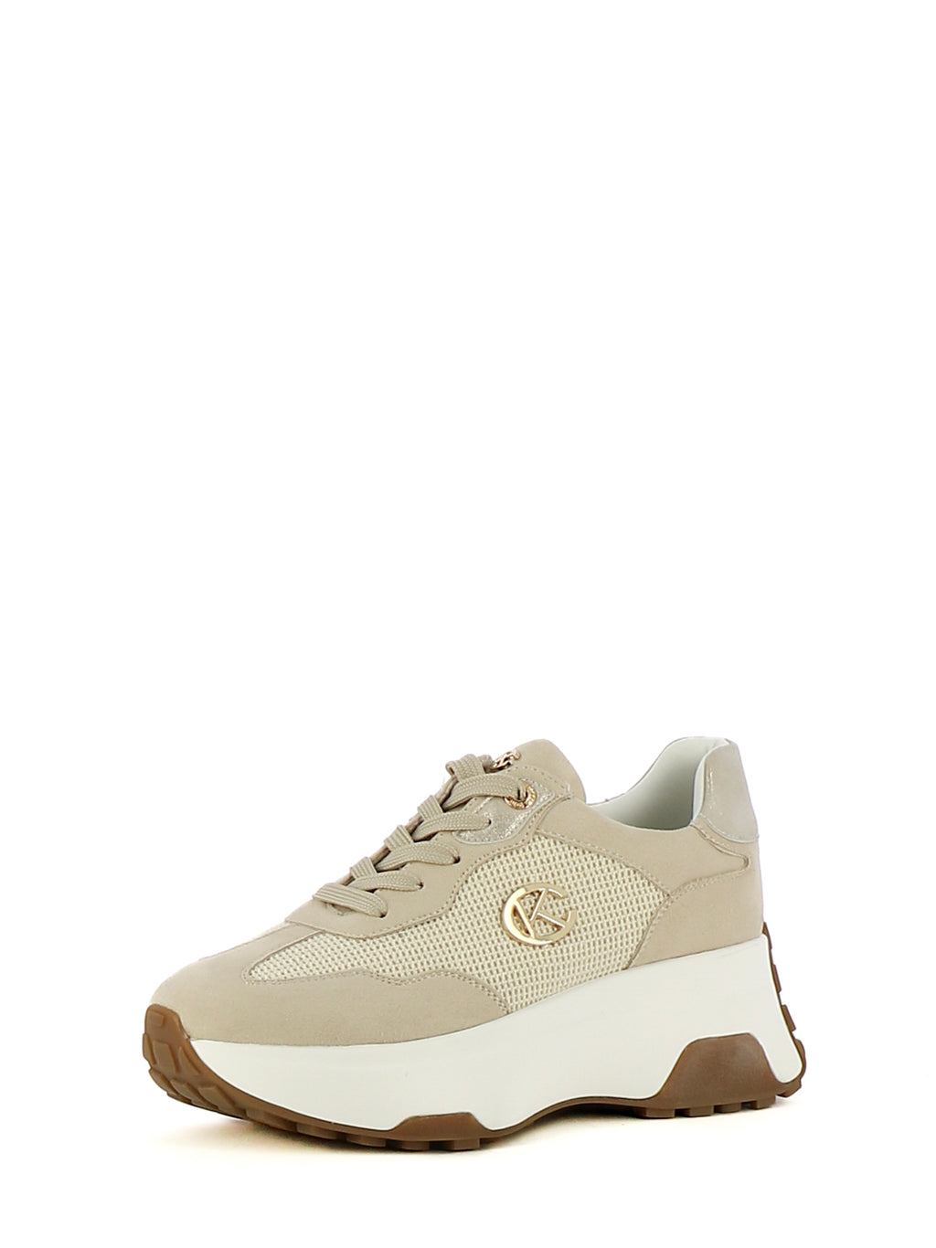 Sneakers stringate donna CARLA KOTE X34-27K beige chiaro