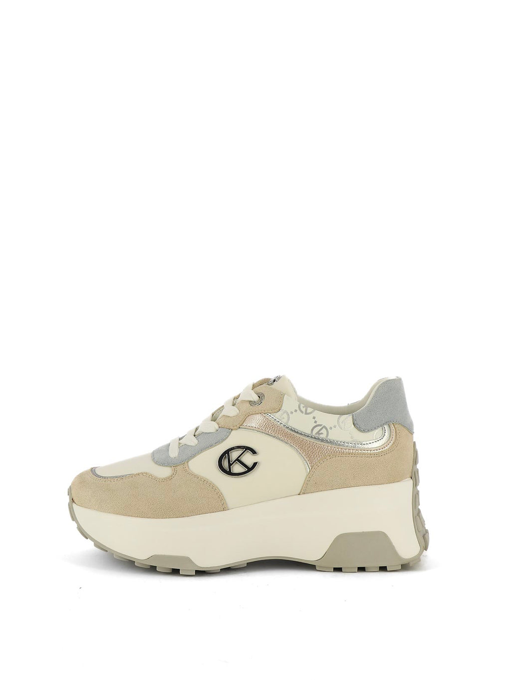 Sneakers stringate donna CARLA KOTE X34-29K beige chiaro