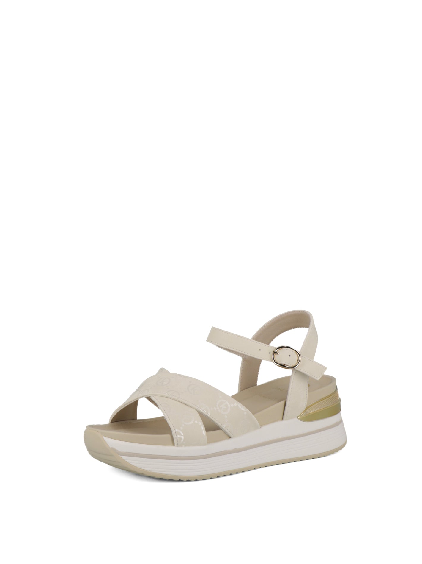 Sandali con cinturino donna CARLA KOTE X34-90K beige chiaro