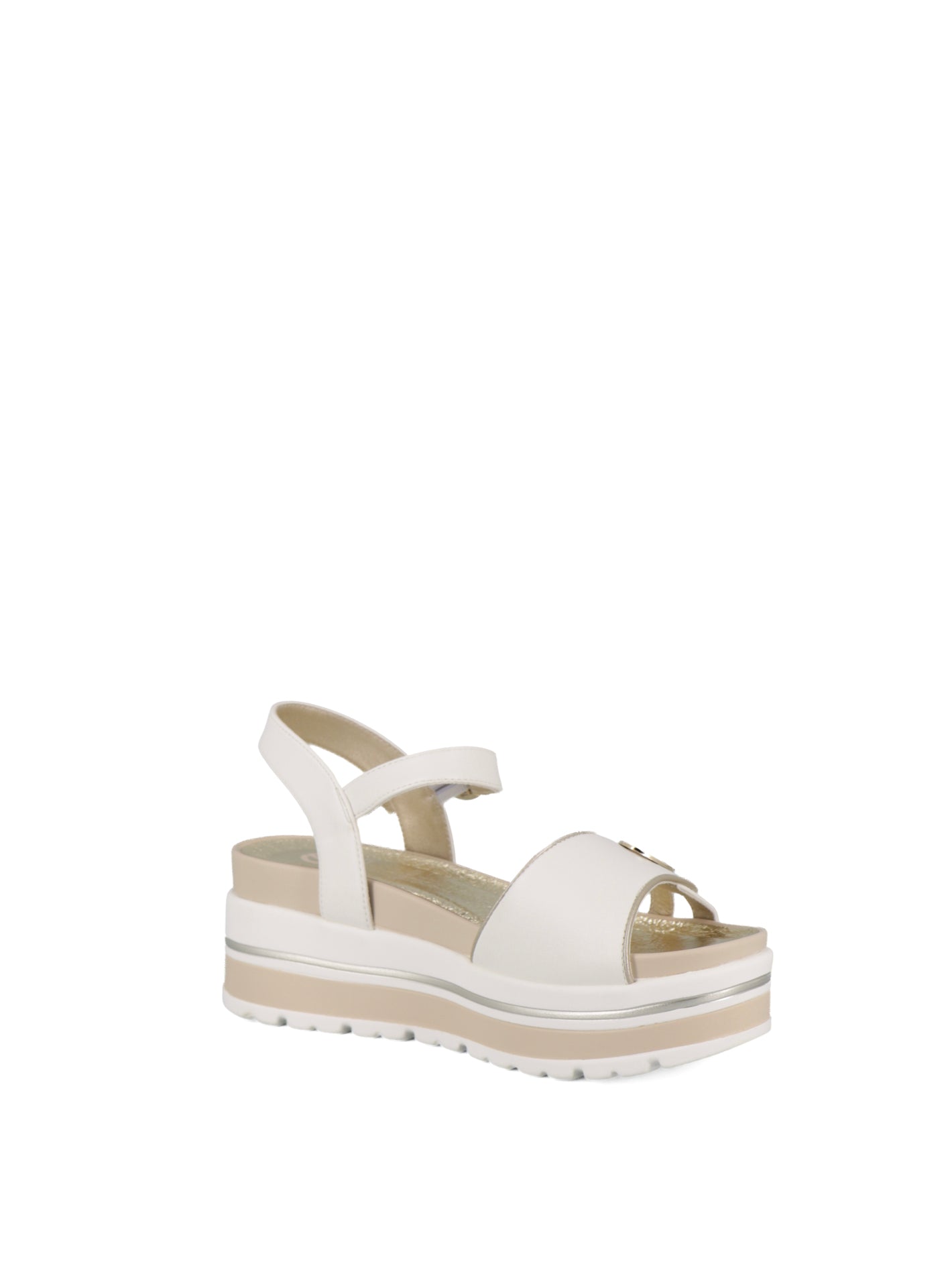 Sandali con cinturino donna CARLA KOTE X34-92K bianco oro