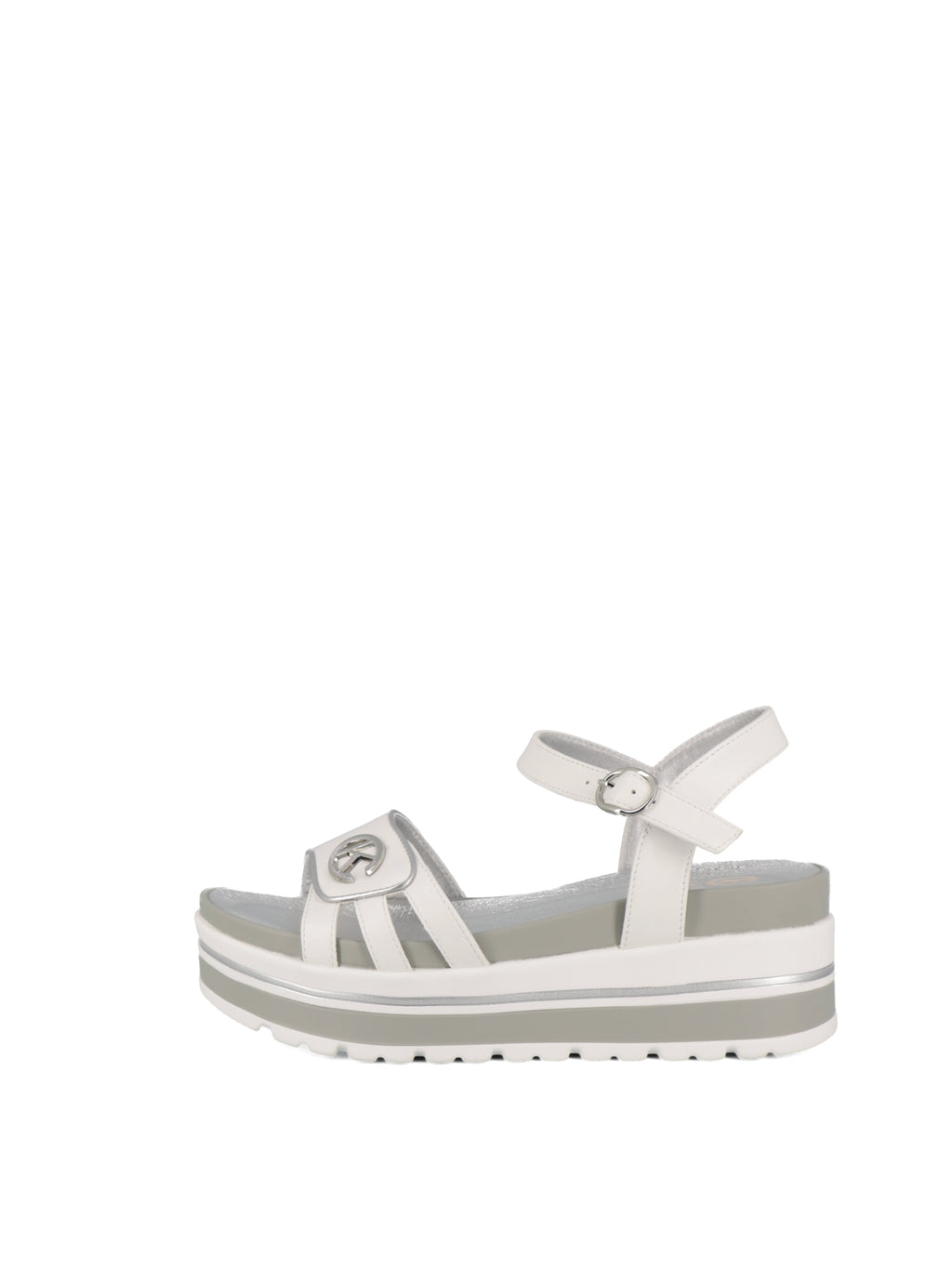 Sandali con cinturino donna CARLA KOTE X34-92K bianco argento