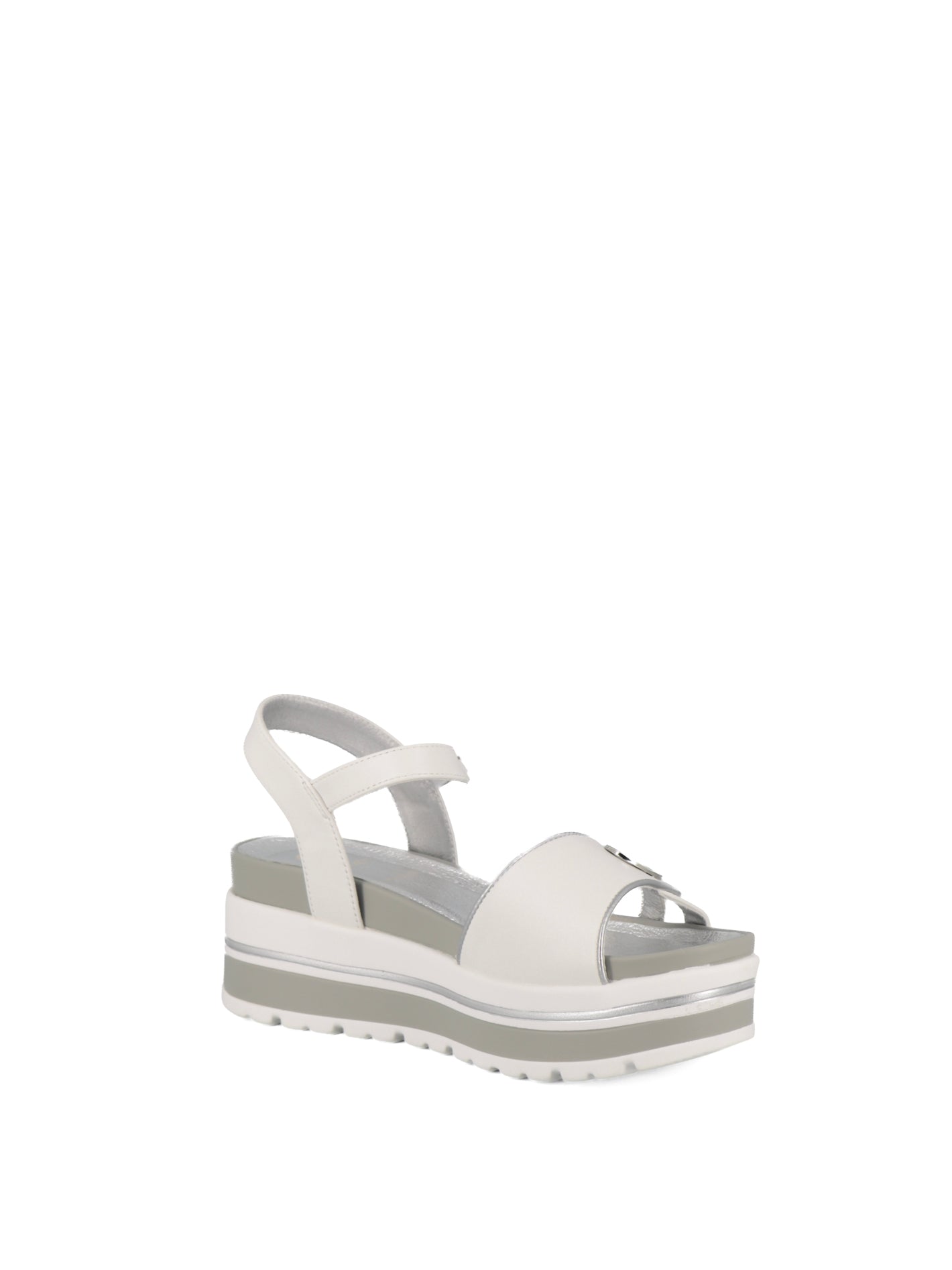 Sandali con cinturino donna CARLA KOTE X34-92K bianco argento